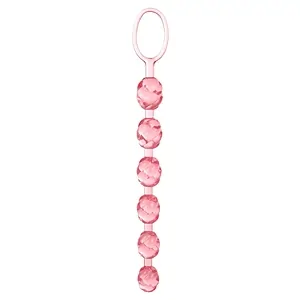 Bile Swirl Pleasure Beads Roz Bile Swirl Pleasure Beads Roz pe SexLab