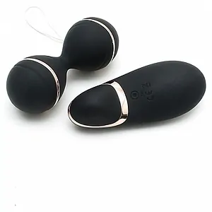 Bile Vaginale Vibratoare Rimba Ibiza Negru pe SexLab