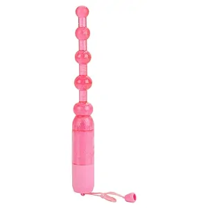 Bile Vibrating Pleasure Beads Roz pe SexLab