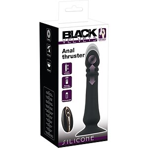 Black Velvets Thruster Anal 7 Moduri, 3 Viteze, Reîncărcabil Negru