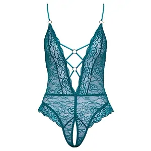 Body Decupat Cottelli Collection Fun Verde pe Sexlab.ro