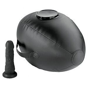 Body Dock Love Ball Saltea Gonflabilă Creativă Pipedream Negru