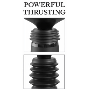 Body Dock Thruster Fetish Fantasy 7 viteze reîncărcabil Negru