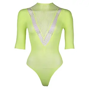 Body Le Desir Short Sleeve Verde Body Le Desir Short Sleeve Verde pe SexLab