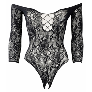 Body Le Desir Wonder Rhinestone Fun Negru Body Le Desir Wonder Rhinestone Fun Negru pe Sexlab.ro