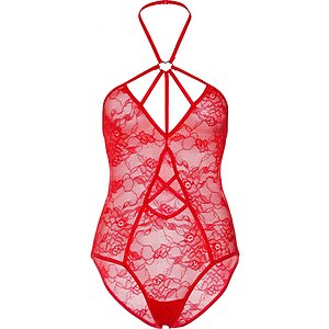 Body Leg Avenue Keyhole Amaya Roșu pe Sexlab.ro