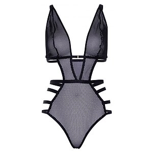 Body Leg Avenue Net Cut Out Allesia Negru pe Sexlab.ro