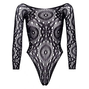 Body Leg Avenue Snap Thong Negru pe Sexlab.ro