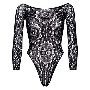 Body Leg Avenue Snap Thong Negru Body Leg Avenue Snap Thong Negru pe SexLab