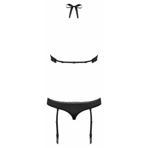 Body Obsessive 830-TEG Negru S-M