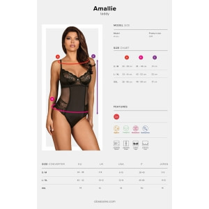Body Obsessive Amallie Negru S-M