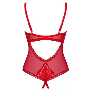 Body Obsessive Chilisa Decupat Roșu XS-S