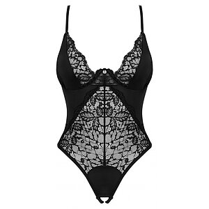 Body Obsessive Decupat Bellastia Negru pe SexLab