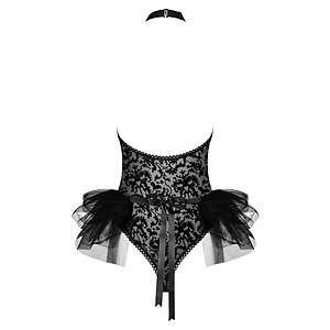 Body Obsessive Frilles Negru S-M