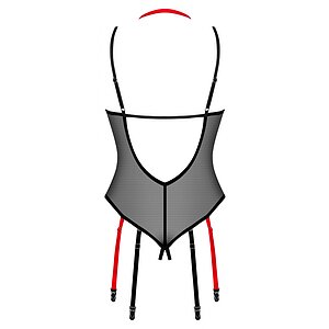 Body Obsessive Glandez Decupat Negru XS-S