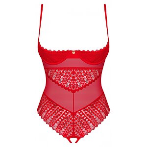 Body Obsessive Ingridia Decupat Rosu pe SexLab