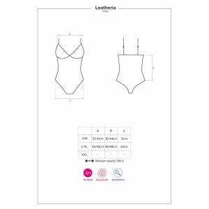 Body Obsessive Leatheria Negru L-XL