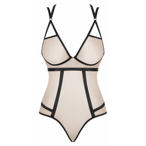 Body Obsessive Nudelia Noir Bej Body Obsessive Nudelia Noir Bej pe Sexlab.ro