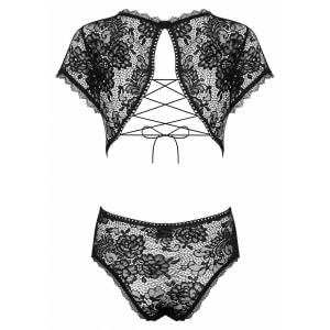 Body Obsessive Peonesia Negru L-XL