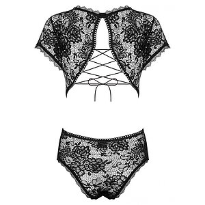 Body Obsessive Peonesia Negru S-M