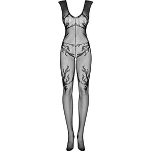 Bodystocking Obsessive F241 Negru pe SexLab