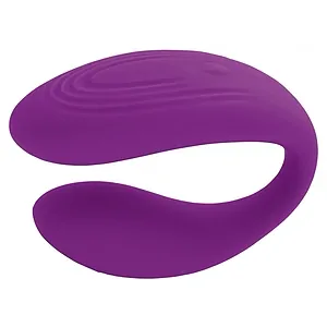 Vibrator Reincarcabil Pentru Cupluri Silicon Mov