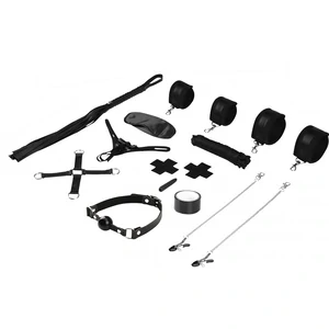 Bound You Set BDSM 12 Piese Liebe Seele, Negru, Complet pe Sexlab.ro