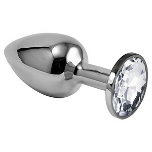 Anal Plug Rosebud Clasic Metal Plug S Argintiu pe SexLab