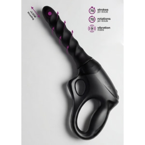 Cadence Fatale PRO+ — Vibrator Rotativ, 9 Moduri, 2,5 cm