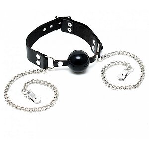 Calus Cu Cleme pentru Sfârcuri Negru pe SexLab