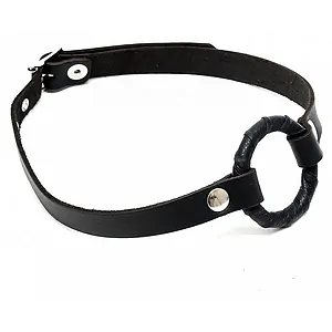 Calus Mouthgag with O-ring Negru pe SexLab