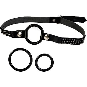 Căluș Open Ring Negru pe SexLab