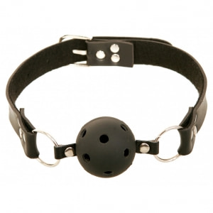 Căluș Sexual Breathable Ball Negru pe Sexlab.ro