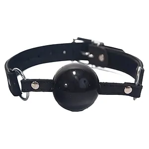 Căluș Silicone Ball Negru Căluș Silicone Ball Negru pe SexLab