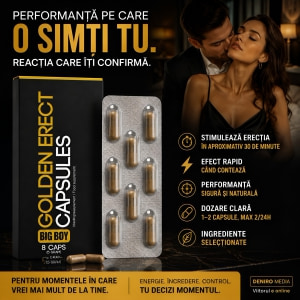 Capsule Erecție Gold Erect Big Boy 8buc