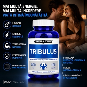 Capsule Potentă Tribulus 100buc