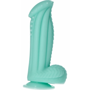Captain Squirtino Dildo Monster Flexibil cu Ventuză Verde Captain Squirtino Dildo Monster Flexibil cu Ventuză Verde pe Sexlab.ro