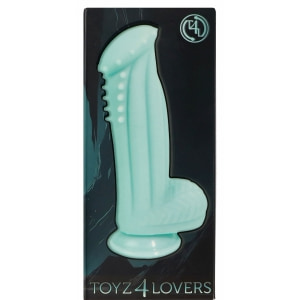 Captain Squirtino Dildo Monster Flexibil cu Ventuză Verde
