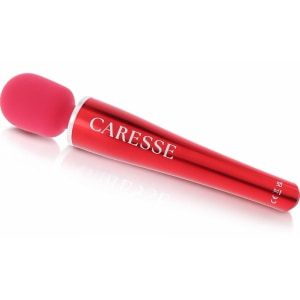 Caresse Pro Wand 8000rpm - 5 Moduri, IPX7, 120 Min Roșu