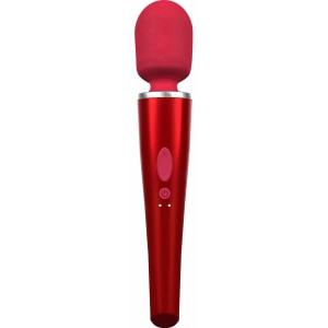 Caresse Pro Wand 8000rpm - 5 Moduri, IPX7, 120 Min Roșu