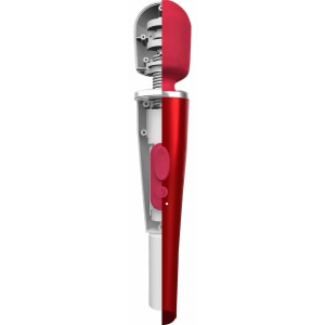 Caresse Pro Wand 8000rpm - 5 Moduri, IPX7, 120 Min Roșu