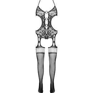 Catsuit Cottelli Collection Fantasy Negru pe Sexlab.ro