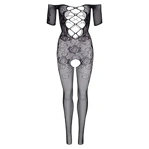 Catsuit Daring Intimates Off the Shoulder Negru Catsuit Daring Intimates Off the Shoulder Negru pe SexLab