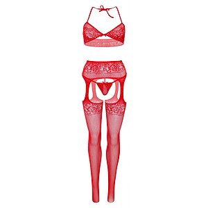 Catsuit Leg Avenue Celeste Roșu pe SexLab