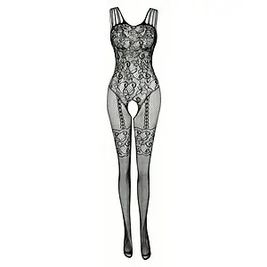 Catsuit LivCo Temperance Negru Catsuit LivCo Temperance Negru pe SexLab