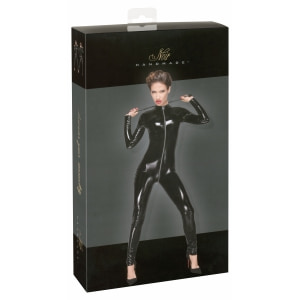 Catsuit Noir Handmade F188 Negru XL