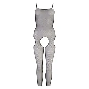 Catsuit No:Xqse Plasă Negru pe SexLab