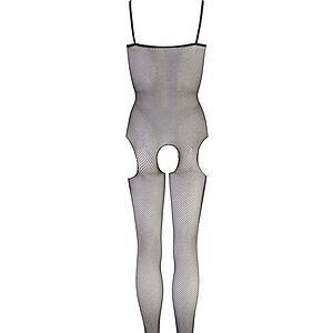 Catsuit No:Xqse Plasă Negru L-XL