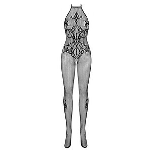 Bodystocking Model Tatuaj La Nivelul Gambei Lenjerie Erotica Bodystocking Din Plasa Elastica