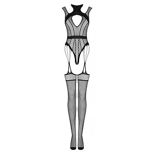 Catsuit Obsessive G327 Negru pe SexLab